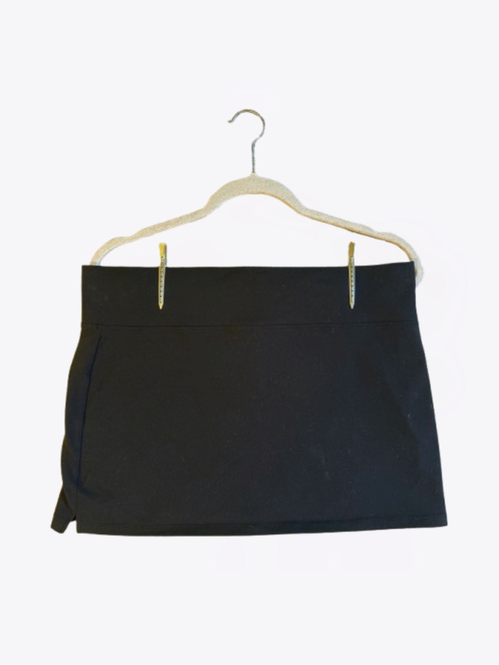 Free People Black Stretch Mini Skirt